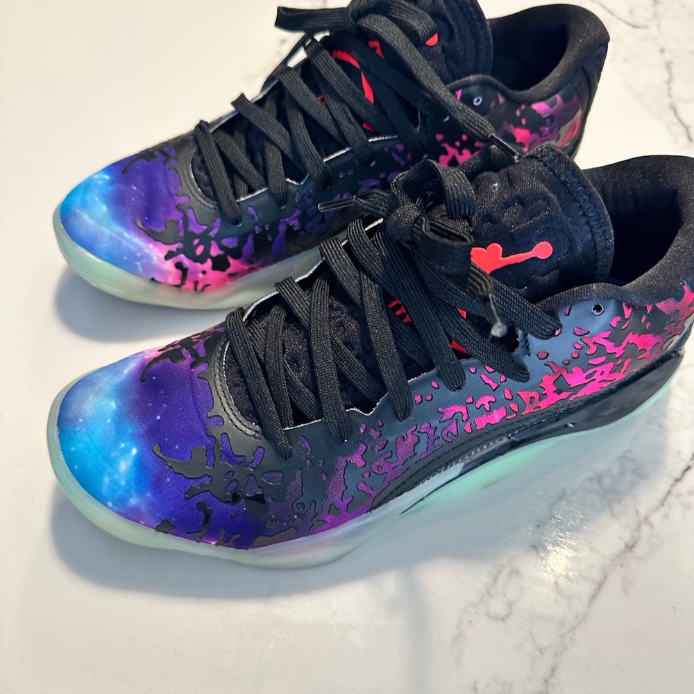 Nike Jordan Zion 3 Galaxy Black Red Purple Basketball Shoes
